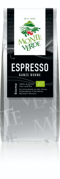 Bild von Espresso Monte Verde, 250g ganze Bohnen, 100% Arabica